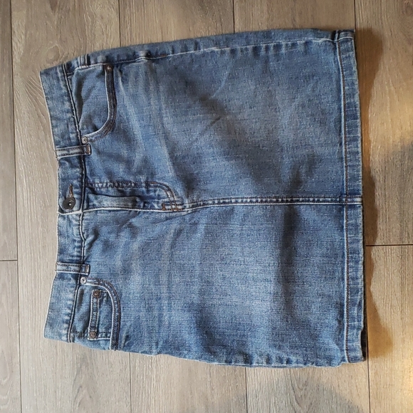 Free people denim mini skirt. - Picture 3 of 8